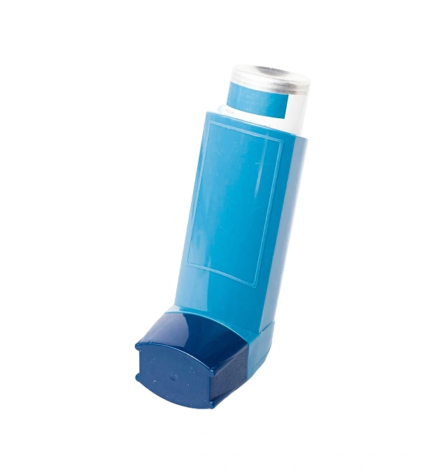 Blue Asthma Inhaler